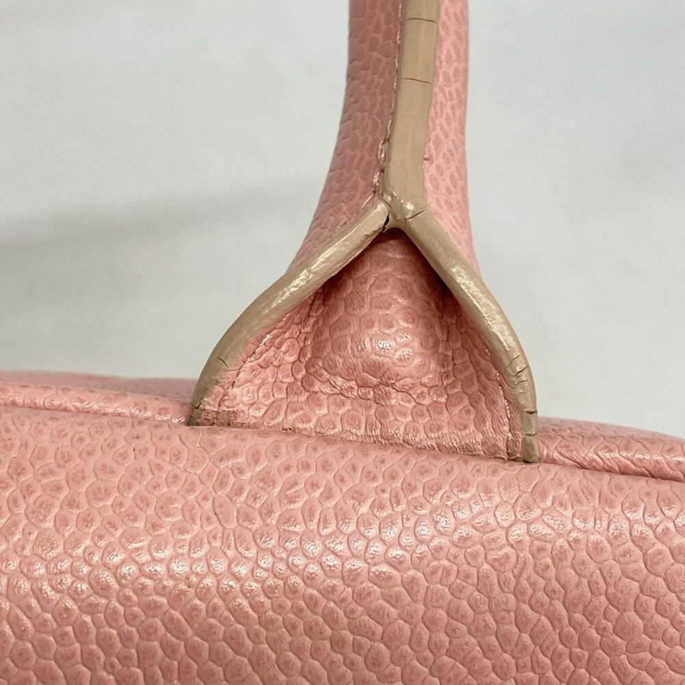 Chanel Matelassé handbag, caviar leather, pink, women's. - Picture 6 of 11